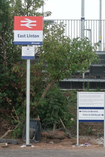 East Linton Station Construction - 2023-07-23